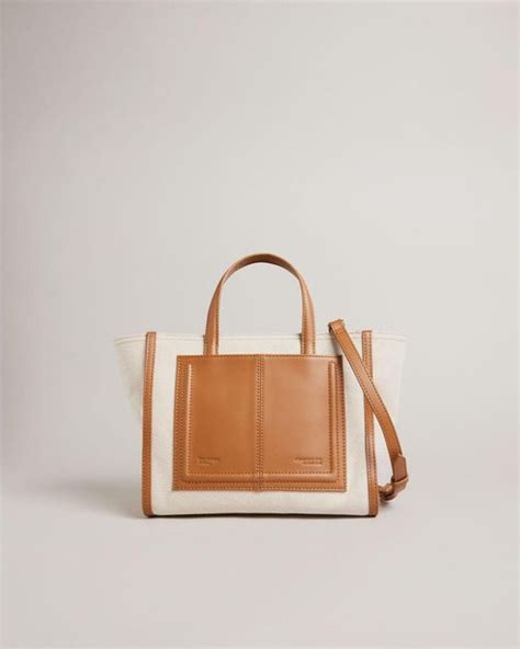 ted baker canvas tote bag.